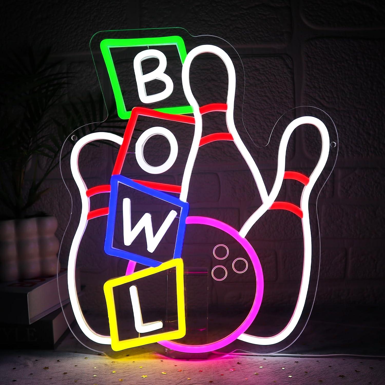 Outdoor Sport Club - Lampu Neon LED Bertenaga USB dengan